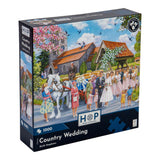 Country Wedding 1000 Piece Jigsaw Puzzle