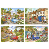 4 x 500 - Village Life 500 Piece Jigsaw Puzzles