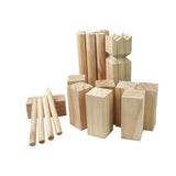 KUBB Family Traditional Swedish Outdoor Wooden Garden Game Set