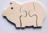 Wooden Farm Animals